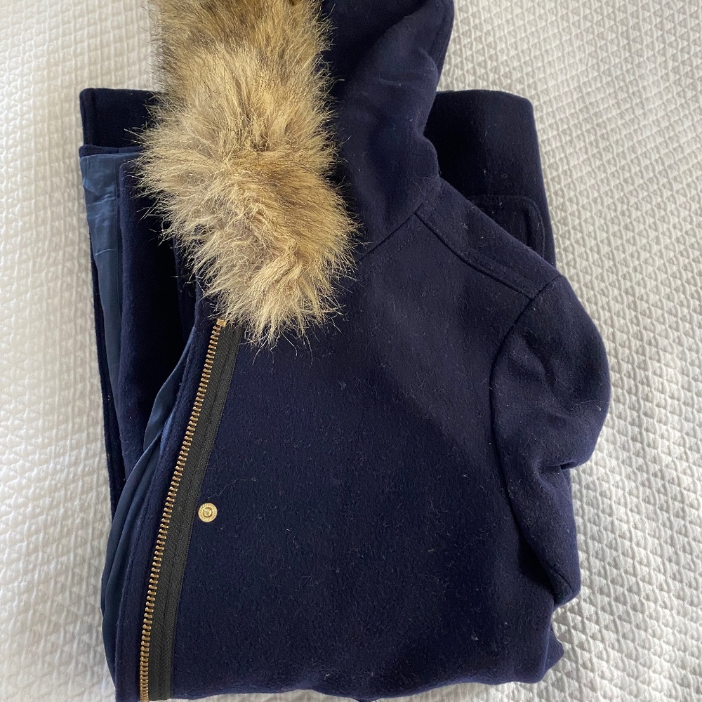 Jcrew Factory Navy Womens Pea Coat